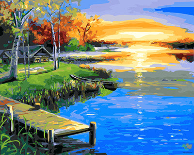 Landscape Paint By Numbers Kits UK GX21721