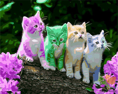 Cat & Dog Paint By Numbers Kits UK GX21732