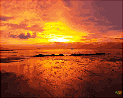 Landscape Paint By Numbers Kits UK GX21754