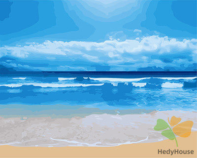 Seascape Paint By Numbers Kits UK GX21788