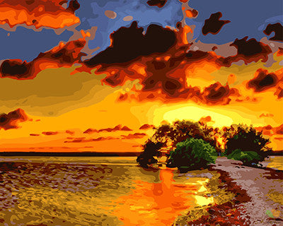 Landscape Paint By Numbers Kits UK GX21811