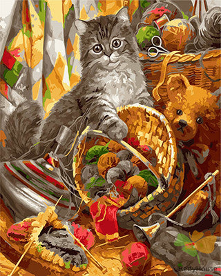 Cat & Dog Paint By Numbers Kits UK GX21813