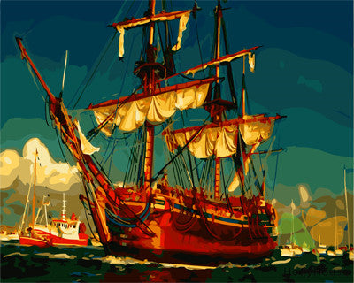 Seascape Paint By Numbers Kits UK GX21861