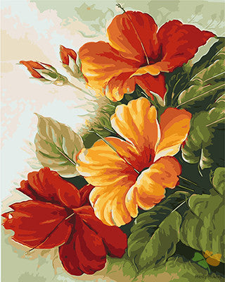 Flower Paint By Numbers Kits UK GX21887