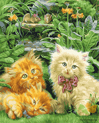 Cat & Dog Paint By Numbers Kits UK GX21915