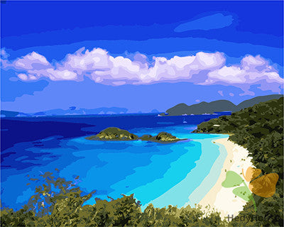 Seascape Paint By Numbers Kits UK GX21921