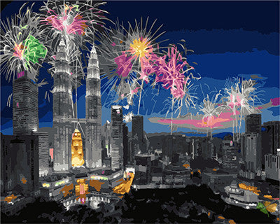 City Paint By Numbers Kits UK GX21926