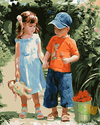 Portrait Paint By Numbers Kits UK GX21949