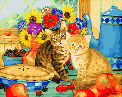 Cat & Dog Paint By Numbers Kits UK GX22011