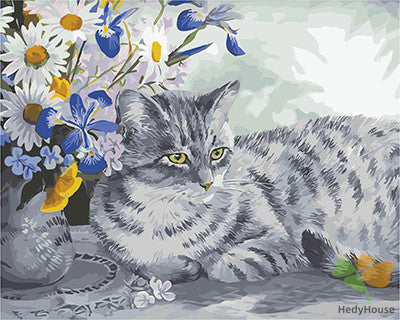 Cat & Dog Paint By Numbers Kits UK GX22012