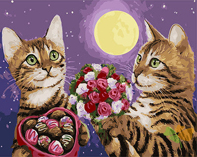 Cat & Dog Paint By Numbers Kits UK GX22018