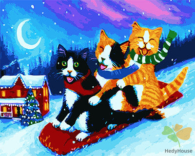 Cat & Dog Paint By Numbers Kits UK GX22041