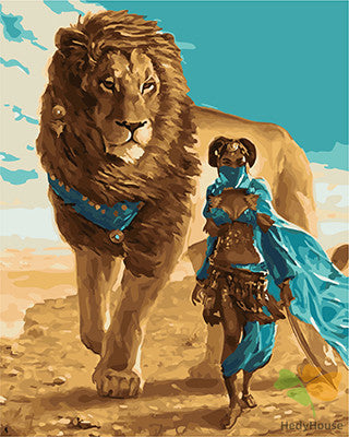 Portrait Paint By Numbers Kits UK GX22047