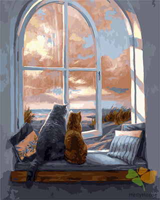 Cat & Dog Paint By Numbers Kits UK GX22048