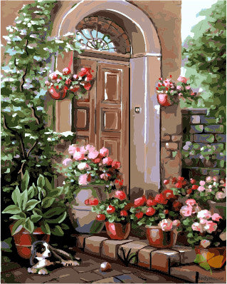 Flower Paint By Numbers Kits UK GX22066