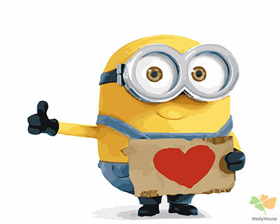 Cartoon Paint By Numbers Kits UK GX22142