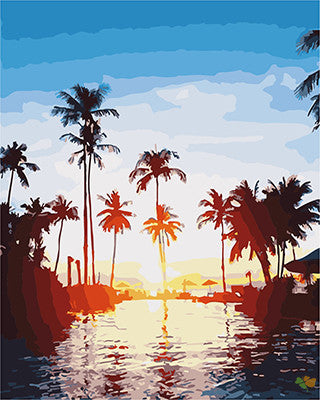 Landscape Paint By Numbers Kits UK GX22147