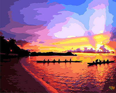 Landscape Paint By Numbers Kits UK GX22158