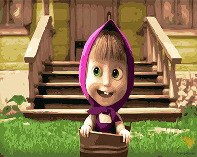 Cartoon Paint By Numbers Kits UK GX22169