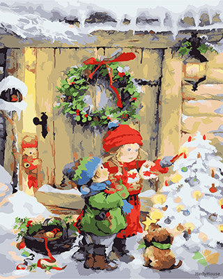 Cartoon Paint By Numbers Kits UK GX22203