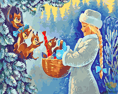 Cartoon Paint By Numbers Kits UK GX22224