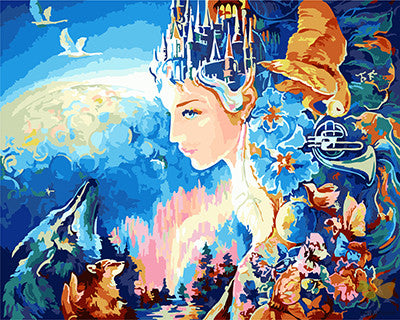 Cartoon Paint By Numbers Kits UK GX22254