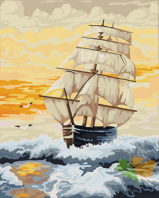 Seascape Paint By Numbers Kits UK GX22282