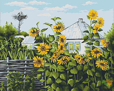 Flower Paint By Numbers Kits UK GX22358