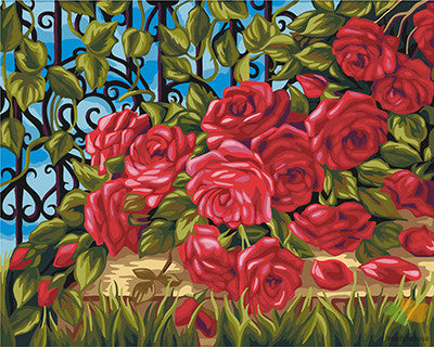 Flower Paint By Numbers Kits UK GX22413