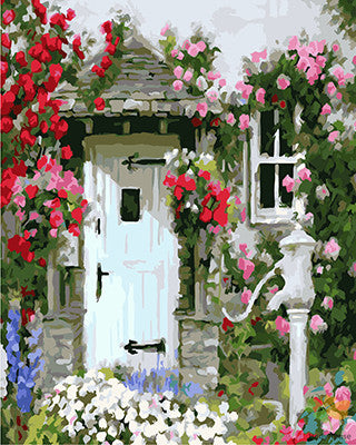Flower Paint By Numbers Kits UK GX22445