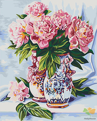 Flower Paint By Numbers Kits UK GX22467