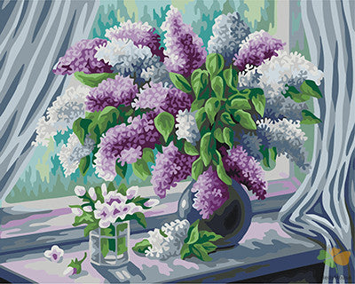 Flower Paint By Numbers Kits UK GX22468