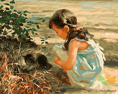 Portrait Paint By Numbers Kits UK GX22508