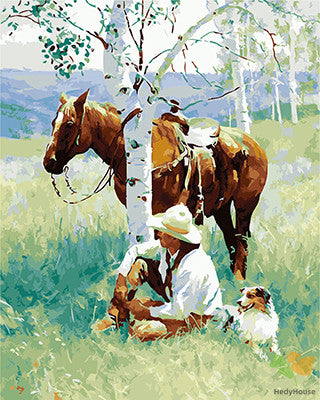 Animal Paint By Numbers Kits UK GX22592