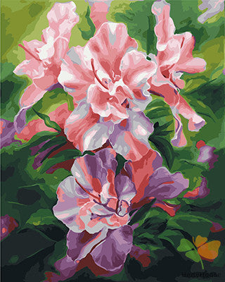 Flower Paint By Numbers Kits UK GX22598