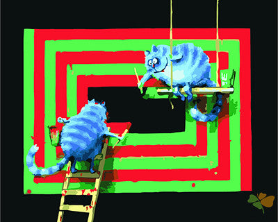 Cartoon Paint By Numbers Kits UK GX22608