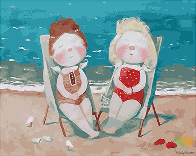 Cartoon Paint By Numbers Kits UK GX22613