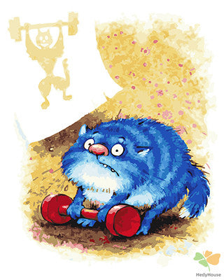 Cartoon Paint By Numbers Kits UK GX22616