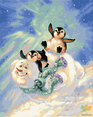 Cartoon Paint By Numbers Kits UK GX22653