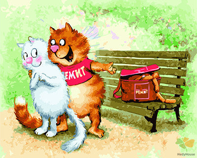 Cartoon Paint By Numbers Kits UK GX22657