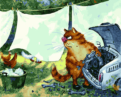 Cartoon Paint By Numbers Kits UK GX22668