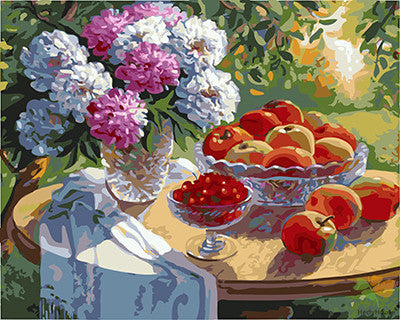 Flower Paint By Numbers Kits UK GX22719