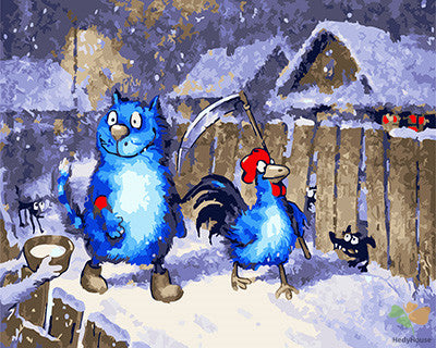 Cartoon Paint By Numbers Kits UK GX22731