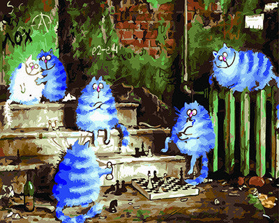 Cartoon Paint By Numbers Kits UK GX22732