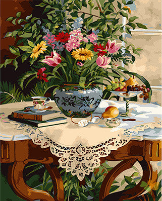 Flower Paint By Numbers Kits UK GX22755