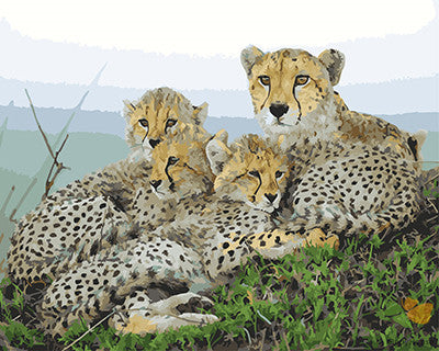 Animal Paint By Numbers Kits UK GX22764