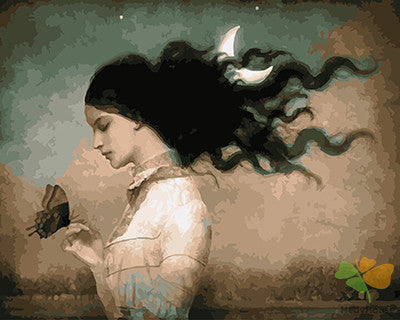 Portrait Paint By Numbers Kits UK GX22774