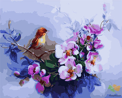 Flower Paint By Numbers Kits UK GX22786