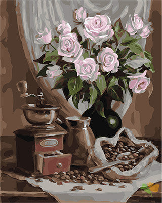 Flower Paint By Numbers Kits UK GX22797