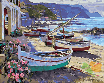 Seascape Paint By Numbers Kits UK GX22848